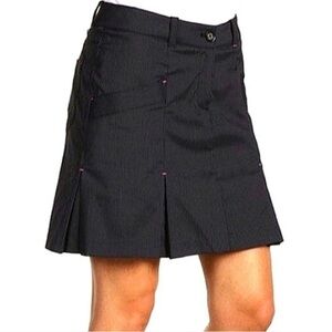 Nike Tour Performance Dri-Fit Gray and black striped Golf skort size 2